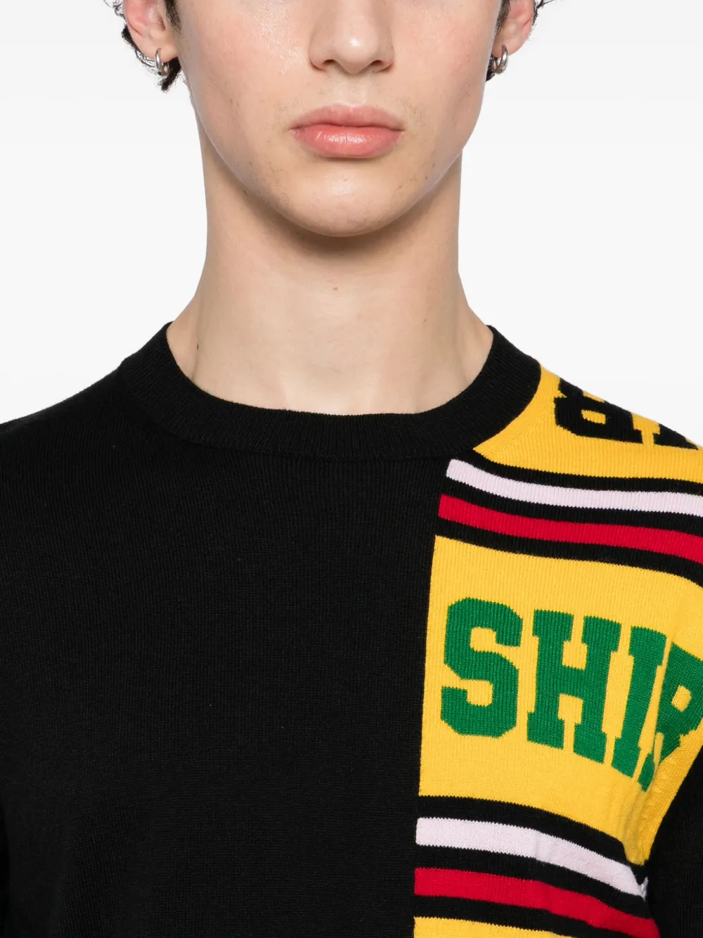 Comme Des Garçons Shirt T-shirt met ronde hals Zwart