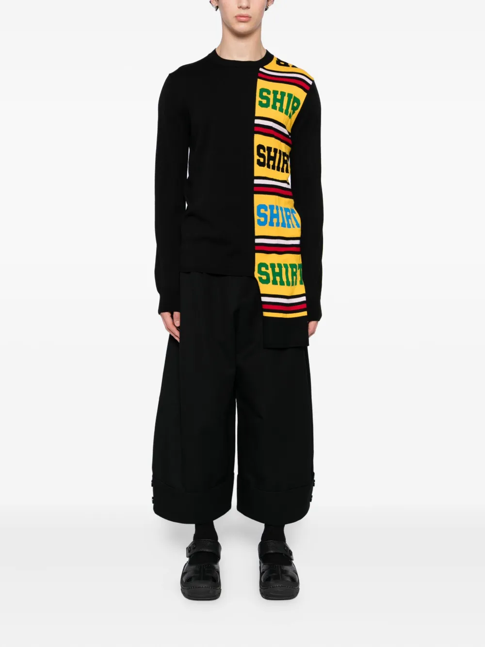 Comme Des Garçons Shirt T-shirt met ronde hals - Zwart