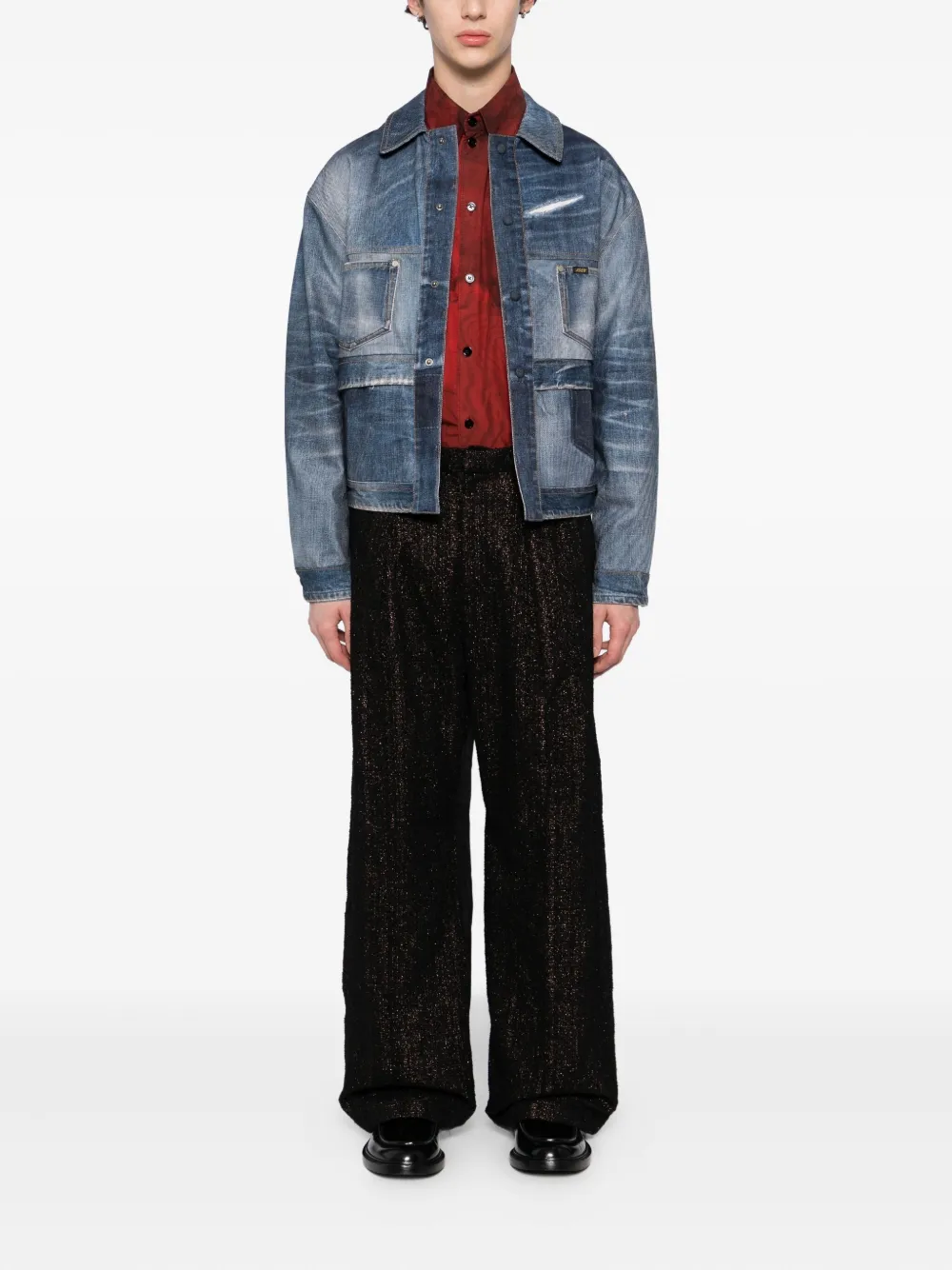 Taakk Broek met zijvlak - Zwart