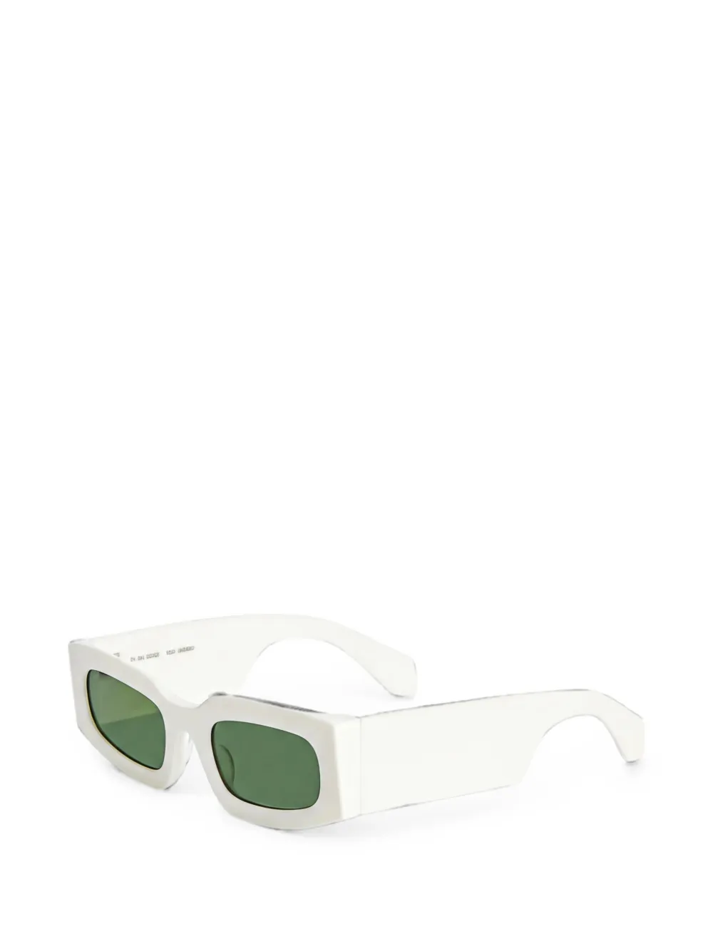 Off-White Eyewear Cary zonnebril met rechthoekig montuur Wit