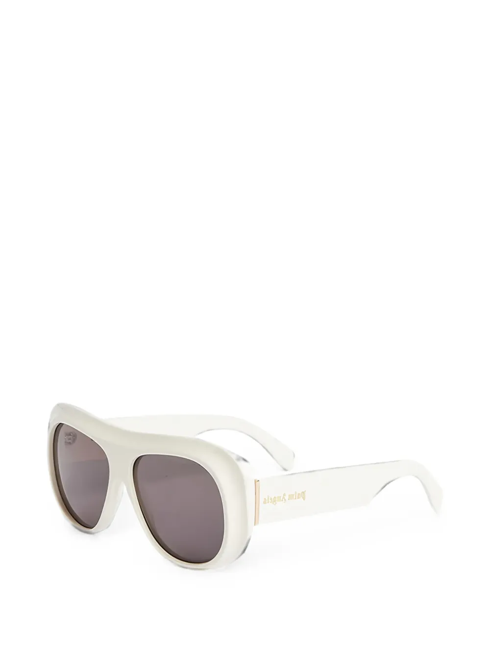 Palm Angels Eyewear oversized pilot-frame sunglasses Wit