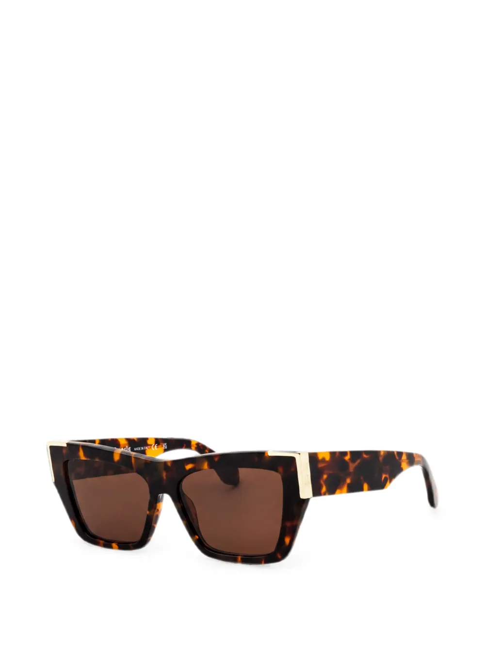 Palm Angels Eyewear Hollywood zonnebril met cat-eye montuur Bruin