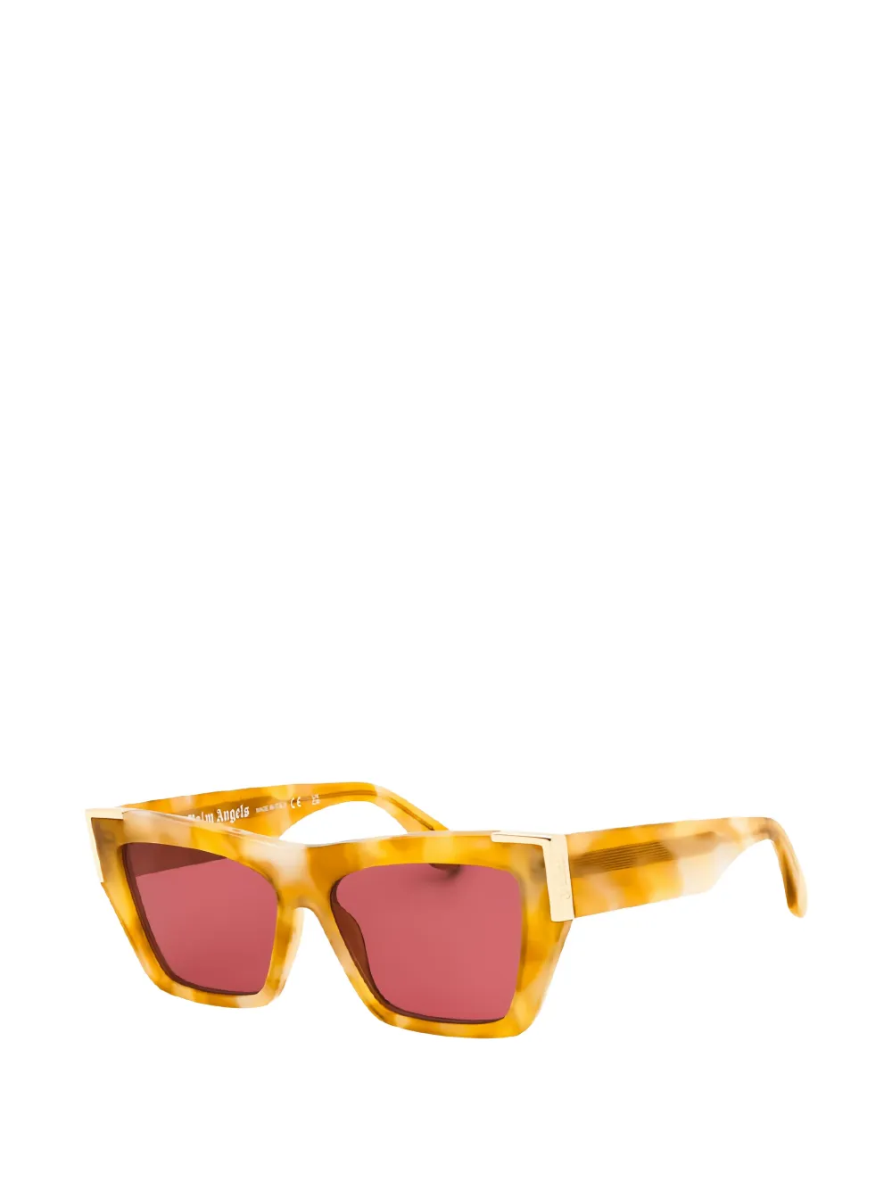 Palm Angels Eyewear cat-eye frame sunglasses Oranje