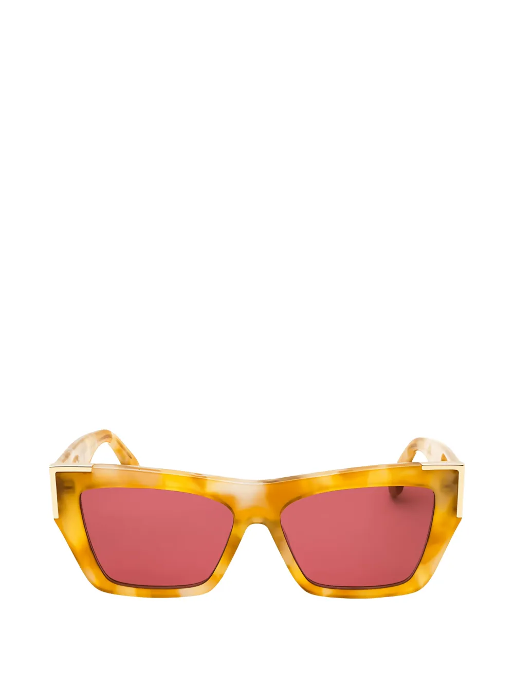 Palm Angels Eyewear cat-eye frame sunglasses - Arancione