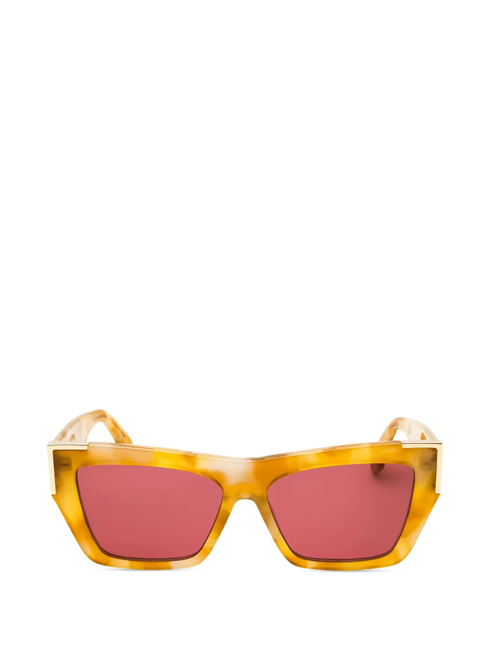 Palm Angels Eyewear cat-eye frame sunglasses - Arancione