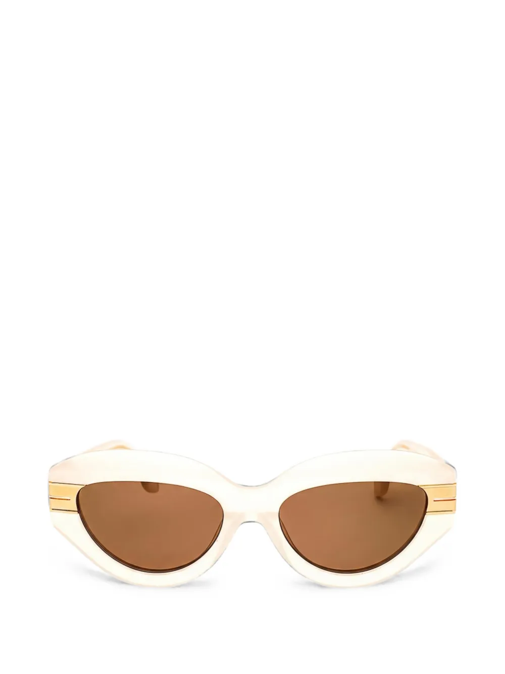 Palm Angels Eyewear cat-eye-frame sunglasses - Weiß