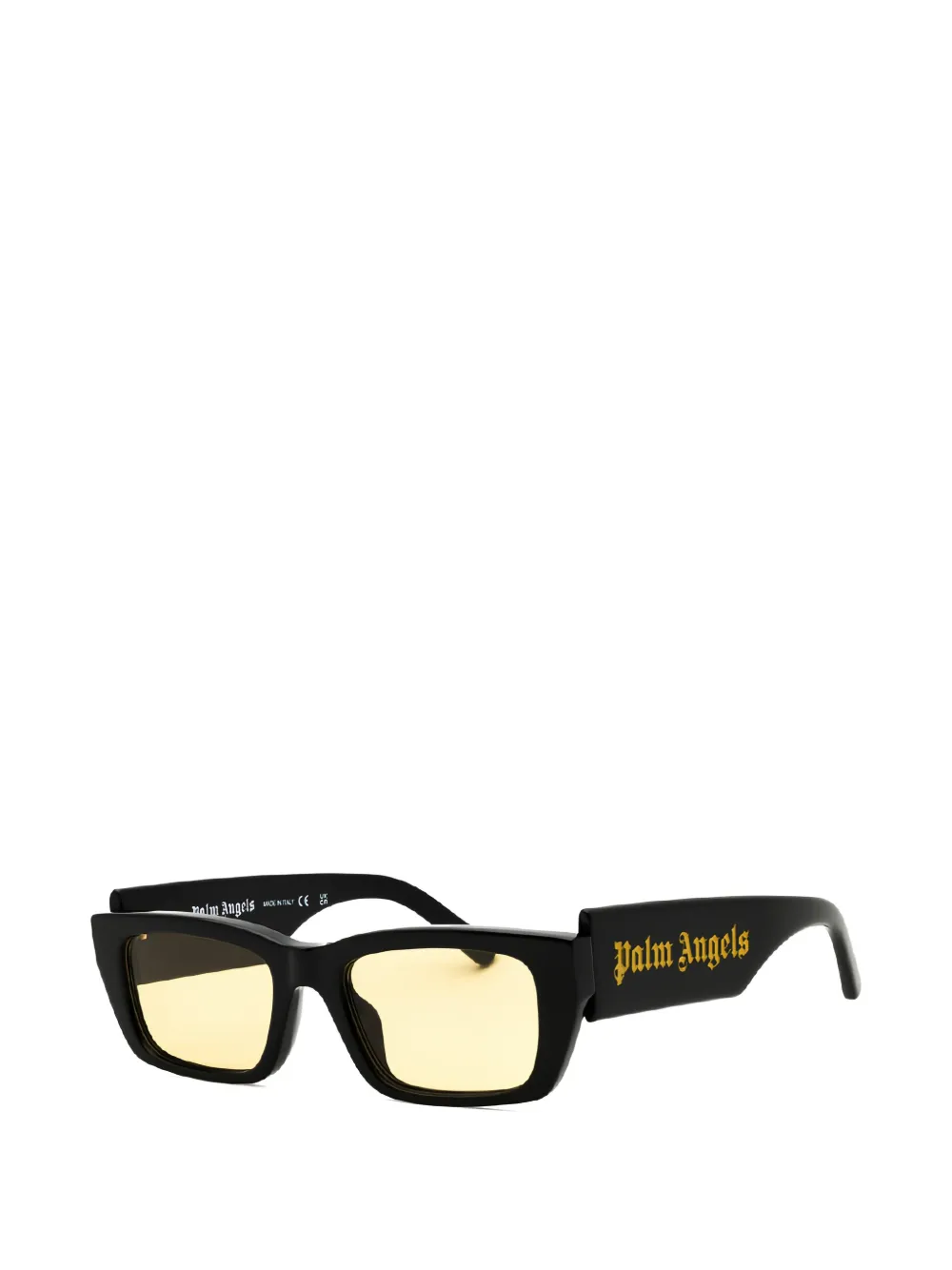 Palm Angels Eyewear Zonnebril met rechthoekig montuur Zwart