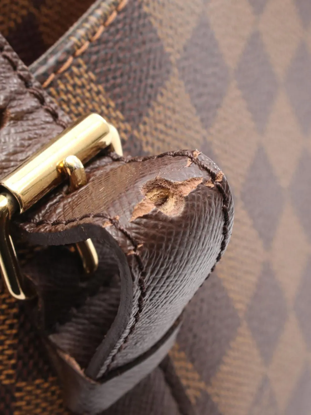 Louis Vuitton Pre-Owned 2008 Damier Ebene Belem MM shoulder bag | Pre-Owned | Image 2