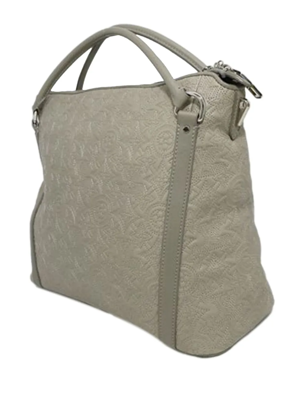 Pre-owned Louis Vuitton 2011 Monogram Antheia Ixia Pm Satchel In Gray