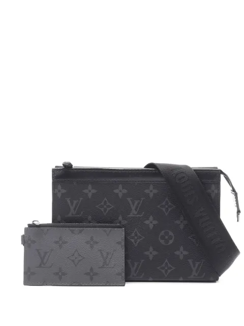 Louis Vuitton Pre-Owned 2021-2025 Monogram Eclipse Gaston Wearable Wallet crossbody bag
