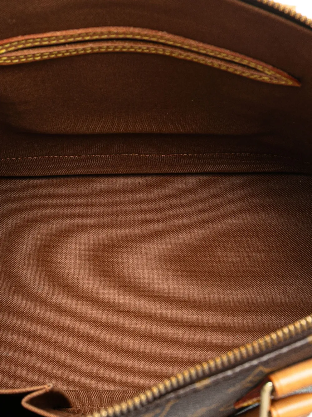 Pre-owned Louis Vuitton 2001 Monogram Alma Pm Handbag In Brown