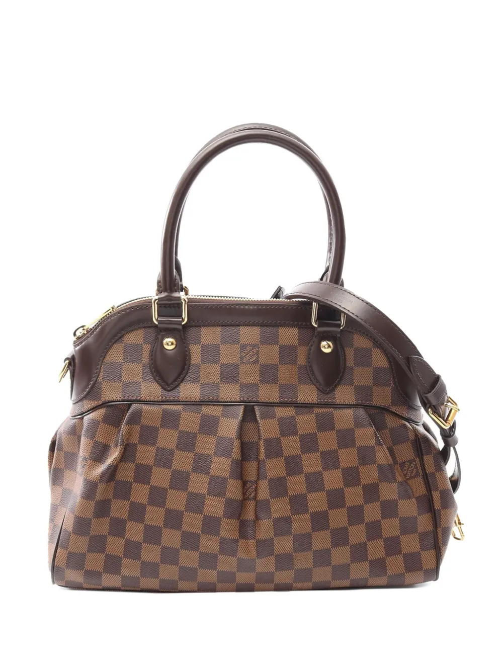 Louis Vuitton Pre-Owned 2011 Damier Ebene Trevi PM satchel - ブラウン Louis Vuitton Pre-Owned 2011 Damier Ebene Trevi PM satchel - ブラウン