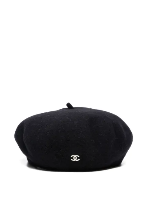 CHANEL Pre-Owned 1998 wool beret hat