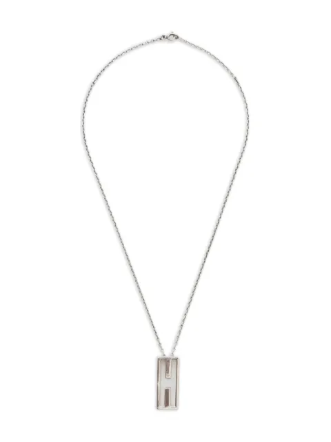 Hermès Pre-Owned 1990-2000s logo H necklace