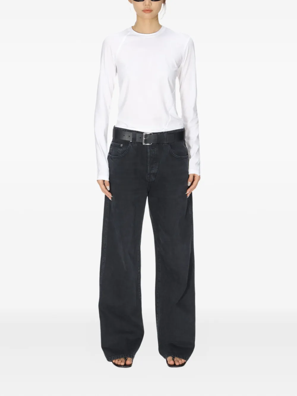 Helmut Lang 长袖弹性棉T恤 | T恤 | Image 2