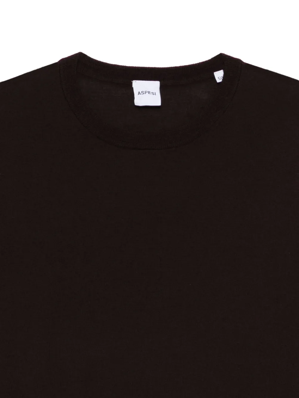 ASPESI Trui met ronde hals Bruin