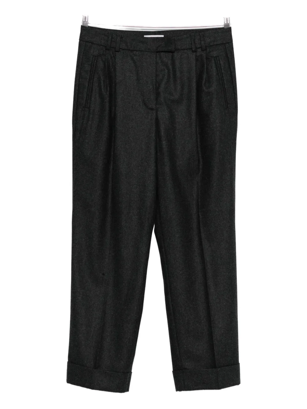 Alberto Biani pleat-detail trousers | Grey | Image 1