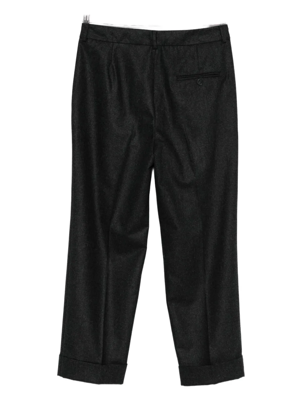 Alberto Biani Broek met geplooid detail - Grijs