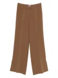 Alberto Biani elasticated-waistband trousers - Brown