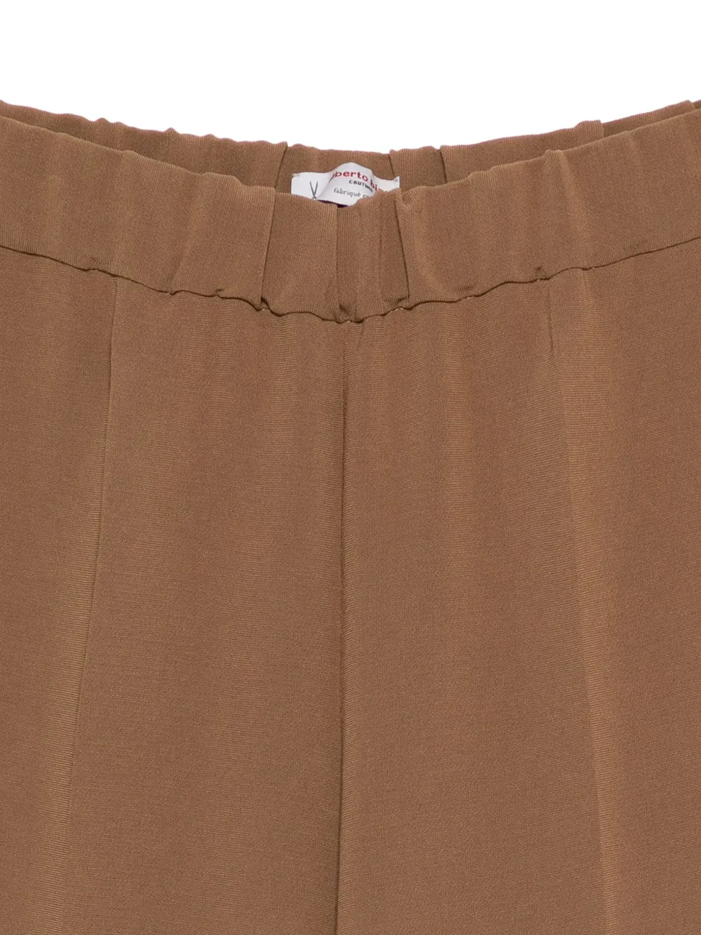 Alberto Biani Broek met elastische tailleband Bruin