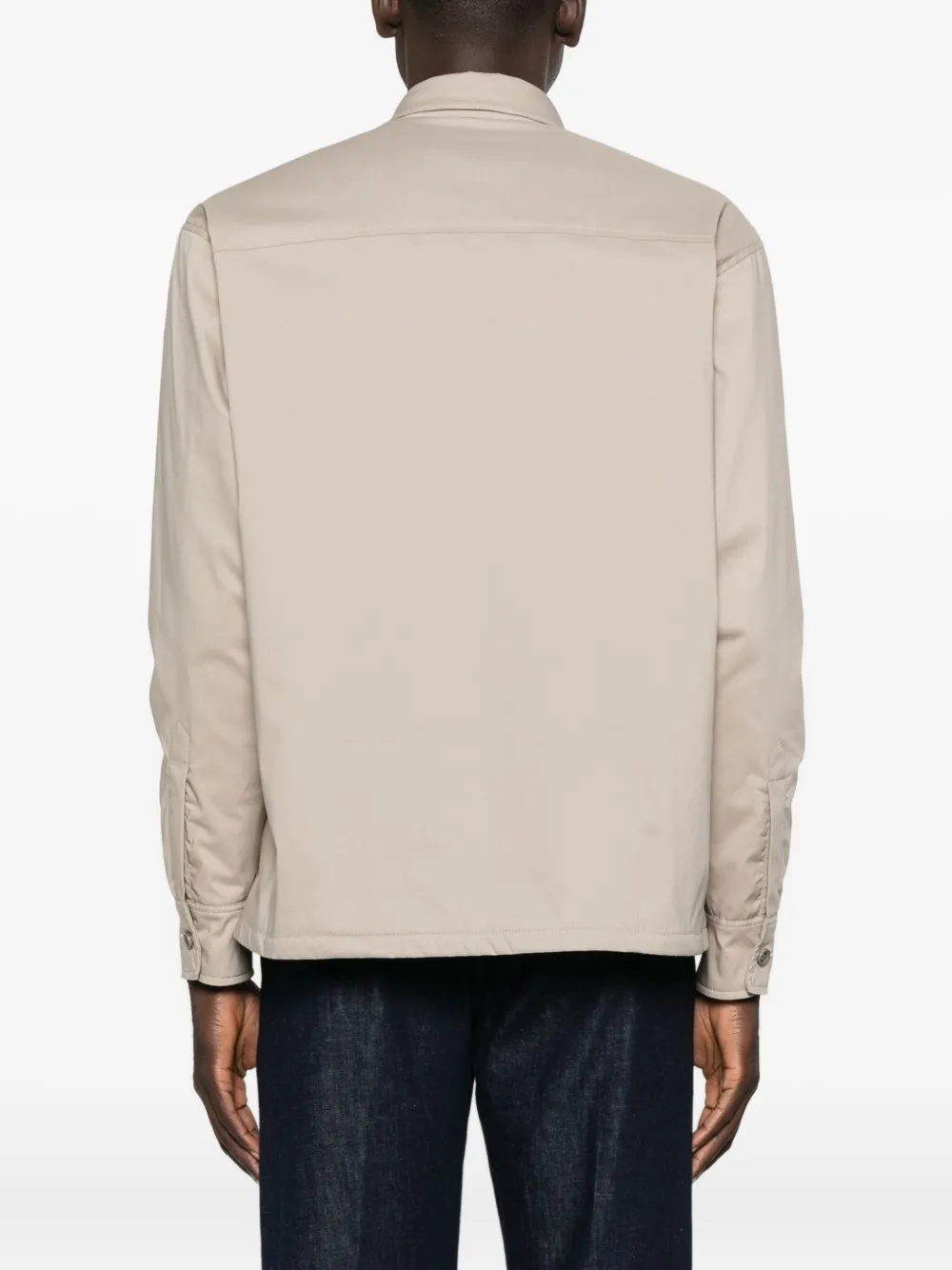 Aspesi Flap-pocket Jacket In Neutral