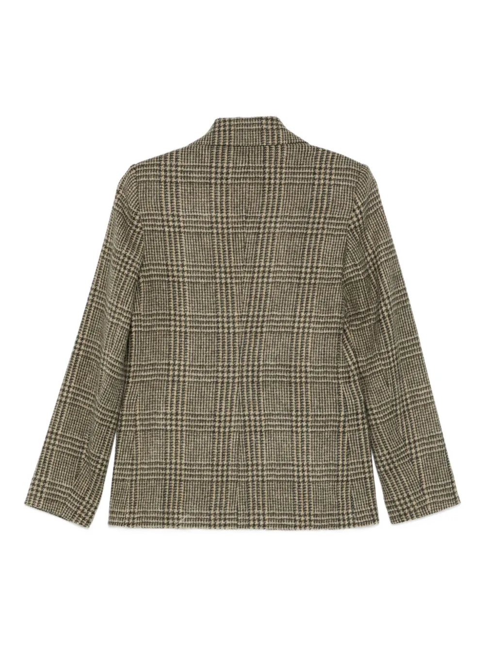 Antonelli Double-breasted Check-print Blazer In Multi