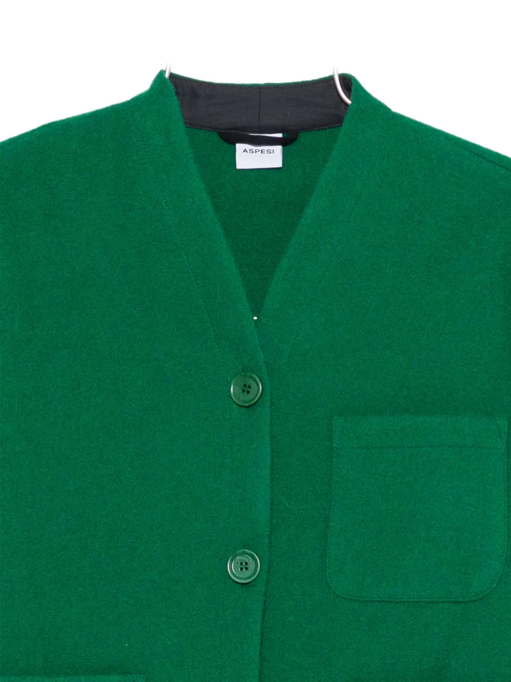 Aspesi Patch-pocket Jacket In Green