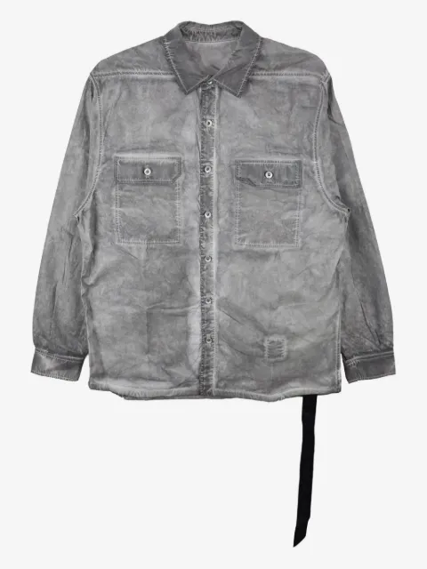 Rick Owens DRKSHDW Jumbo double-pocket cotton shirt