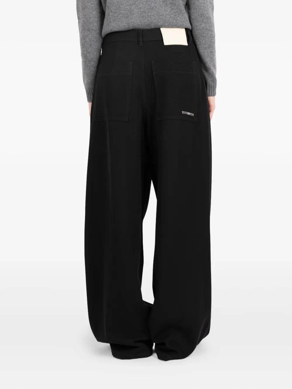 Société Anonyme Wollen broek Zwart