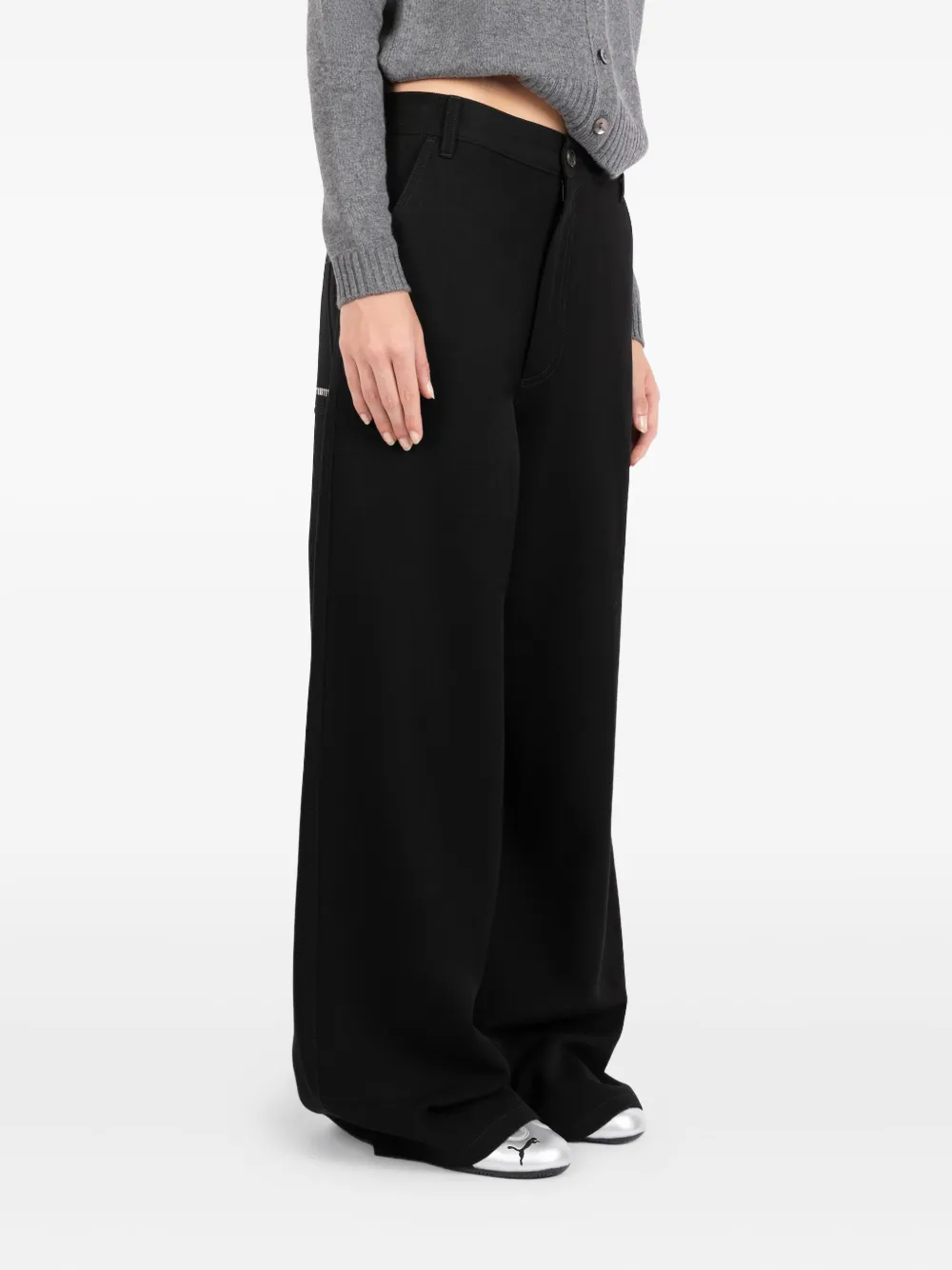 Société Anonyme Wollen broek Zwart