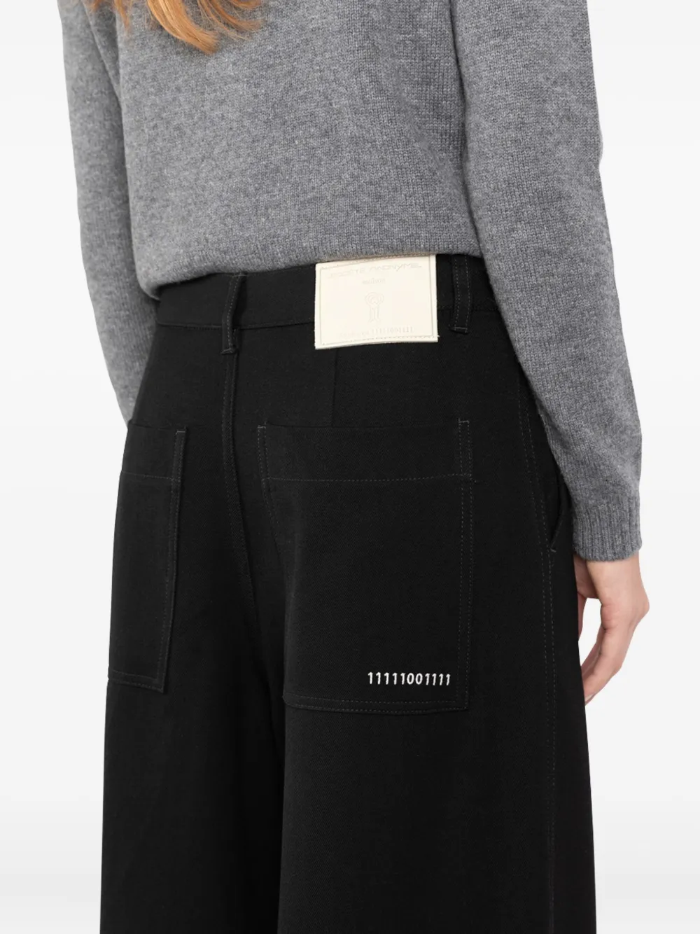 Société Anonyme Wollen broek Zwart