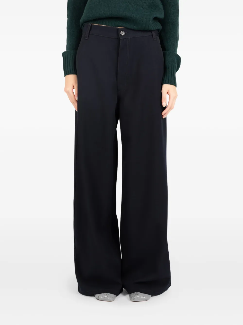 Société Anonyme 2K wide-leg trousers | Blue | Image 1