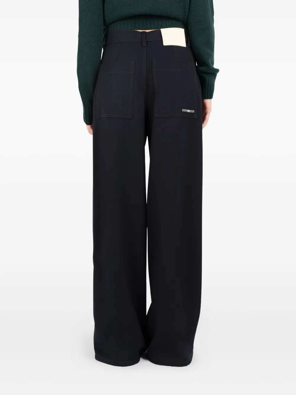 Société Anonyme 2K broek met wijde pijpen Blauw