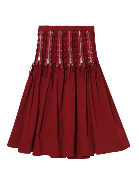 Undercover high-waisted pleated skirt