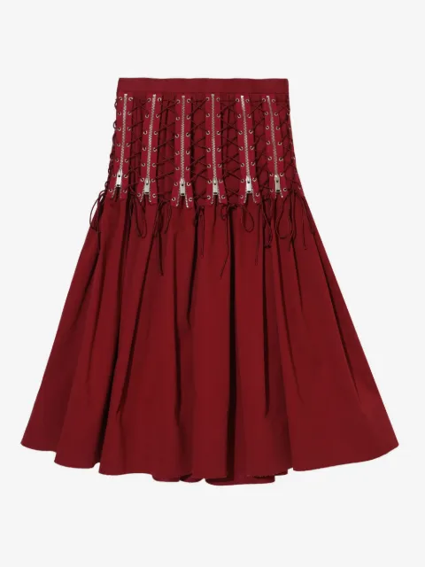 Undercover high-waisted pleated skirt