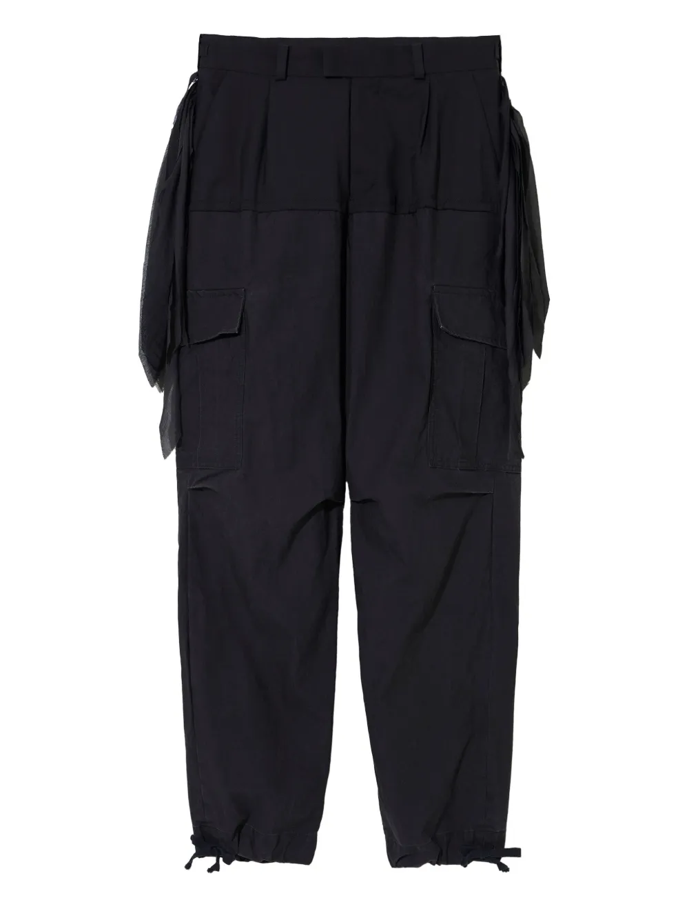 Undercover cargo-pocket wool pants | Black | Image 1
