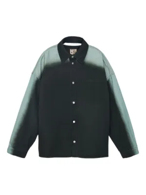 Acne Studios ロングスリーブ デニムシャツ | ブラック | FARFETCH JP