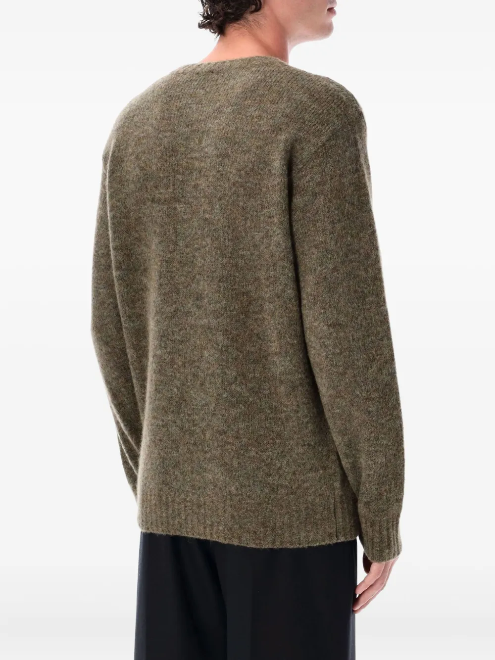 A.P.C. long-sleeved sweater - Groen