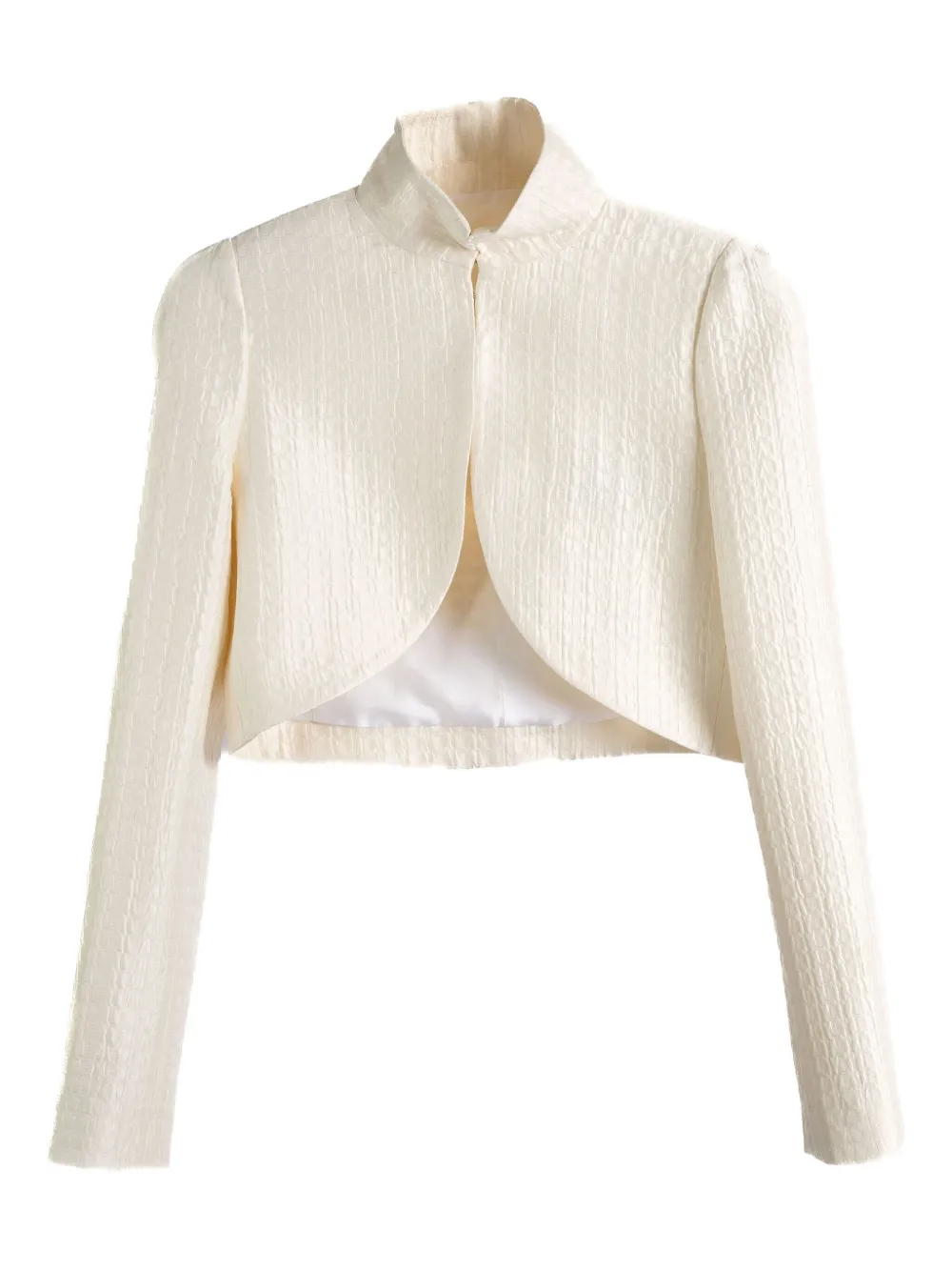 Alaïa cropped jacket | White | Image 1