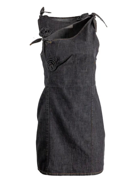 Coperni vestido con aplique floral