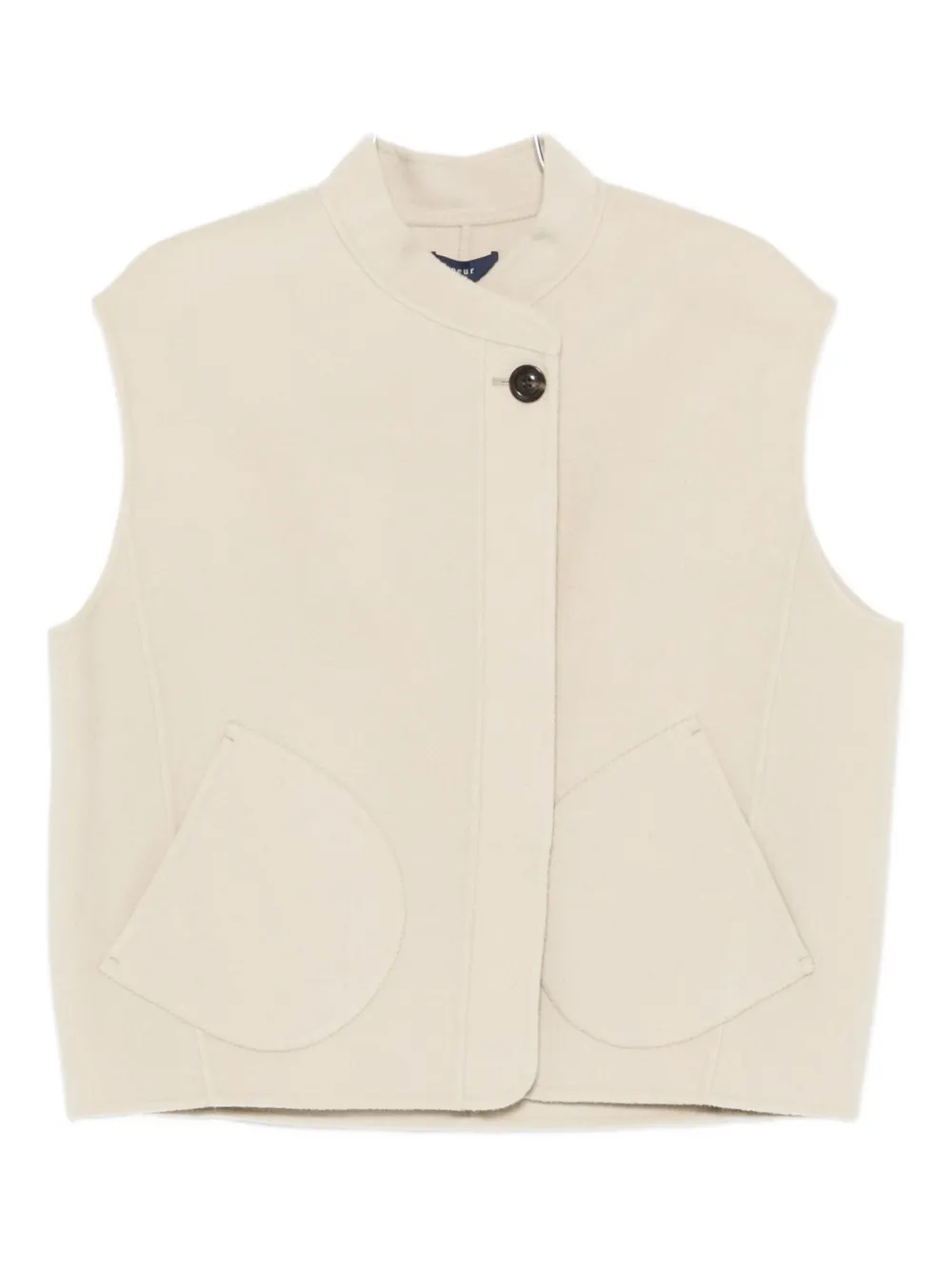 Soeur Adeline Pocket-detail Gilet In Neutral