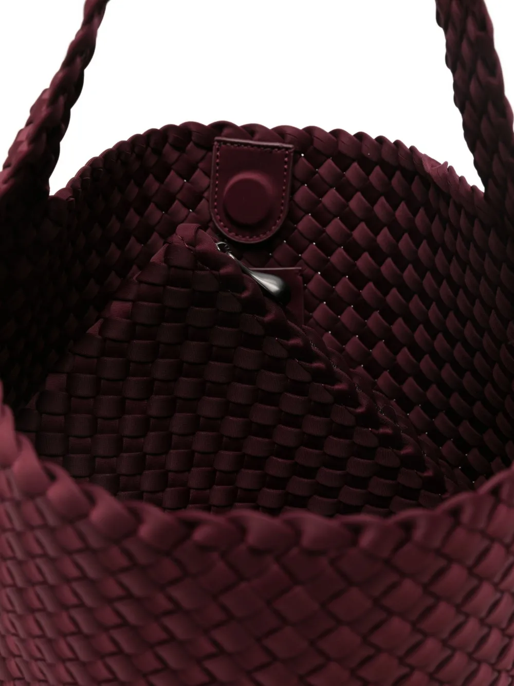 Naghedi Woven Tote Bag In Red