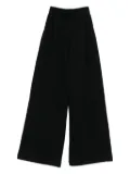Amazuìn pleated elastic-waist trousers - Black
