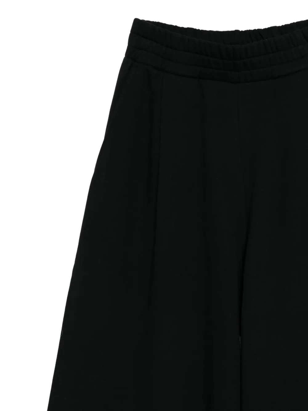 Amazuìn Pleated Elastic-waist Trousers In Black