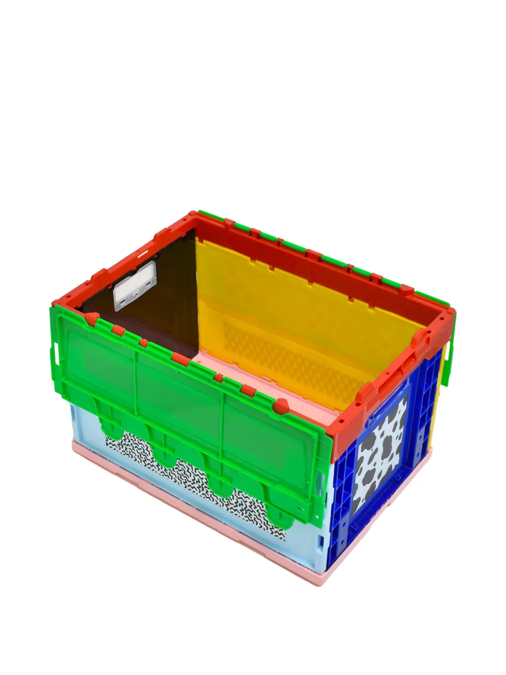 Saint Mxxxxxx Multi-pattern Foldable Crate In Multi