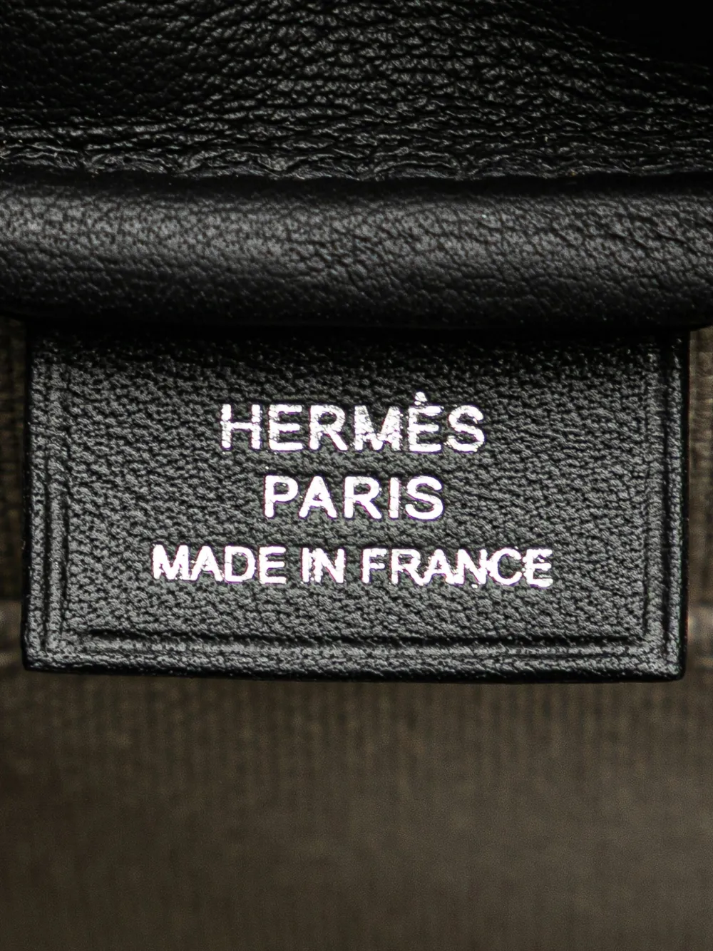 Pre-owned Hermes 2018 Toile Cavour Pouch In Black