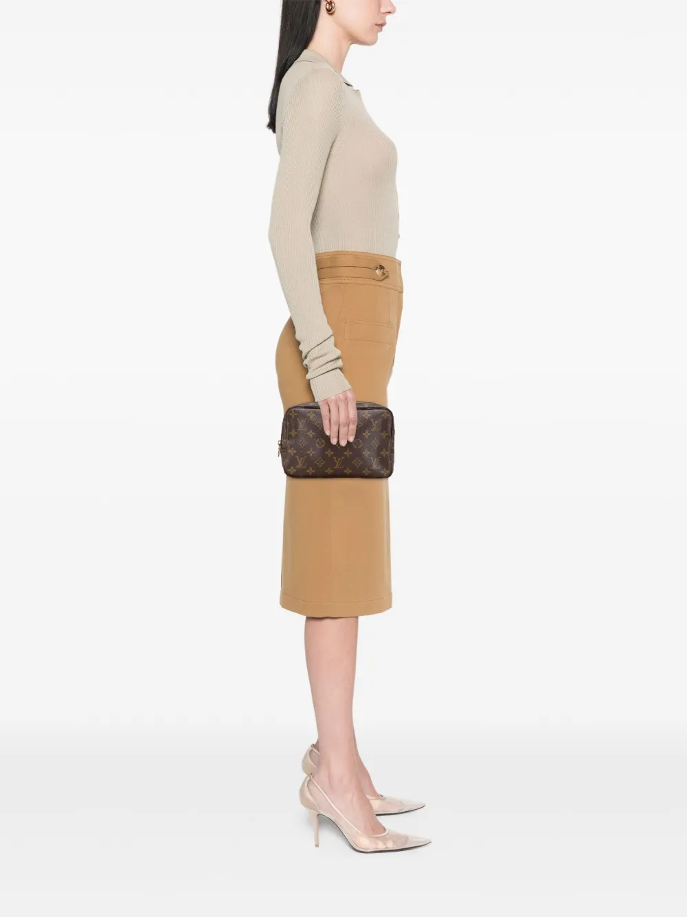 Louis Vuitton Pre-Owned 2014 Monogram Trousse Toilette 23 clutch bag | Pre-Owned | Image 2