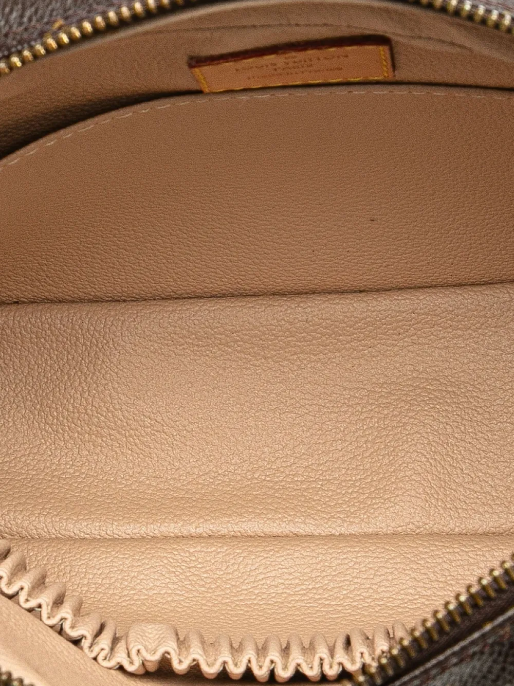 Pre-owned Louis Vuitton 2014 Monogram Trousse Toilette 23 Clutch Bag In Brown