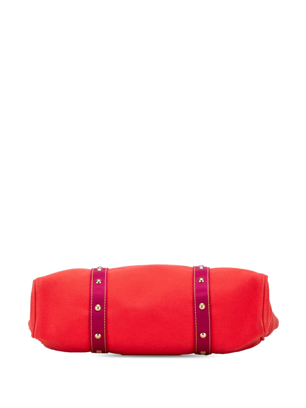 Pre-owned Louis Vuitton 2005 Antigua Cabas Gm Tote Bag In Red
