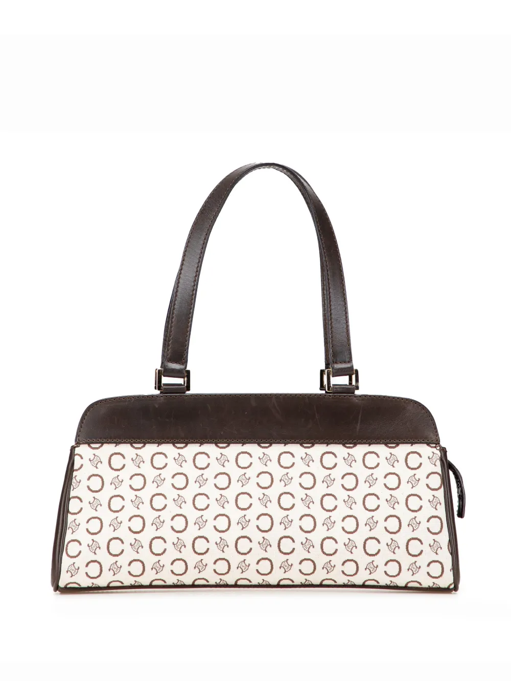 Celine Pre-Owned شنطة يد 'ماكادام' كانفا 2001 | بني | Image 1
